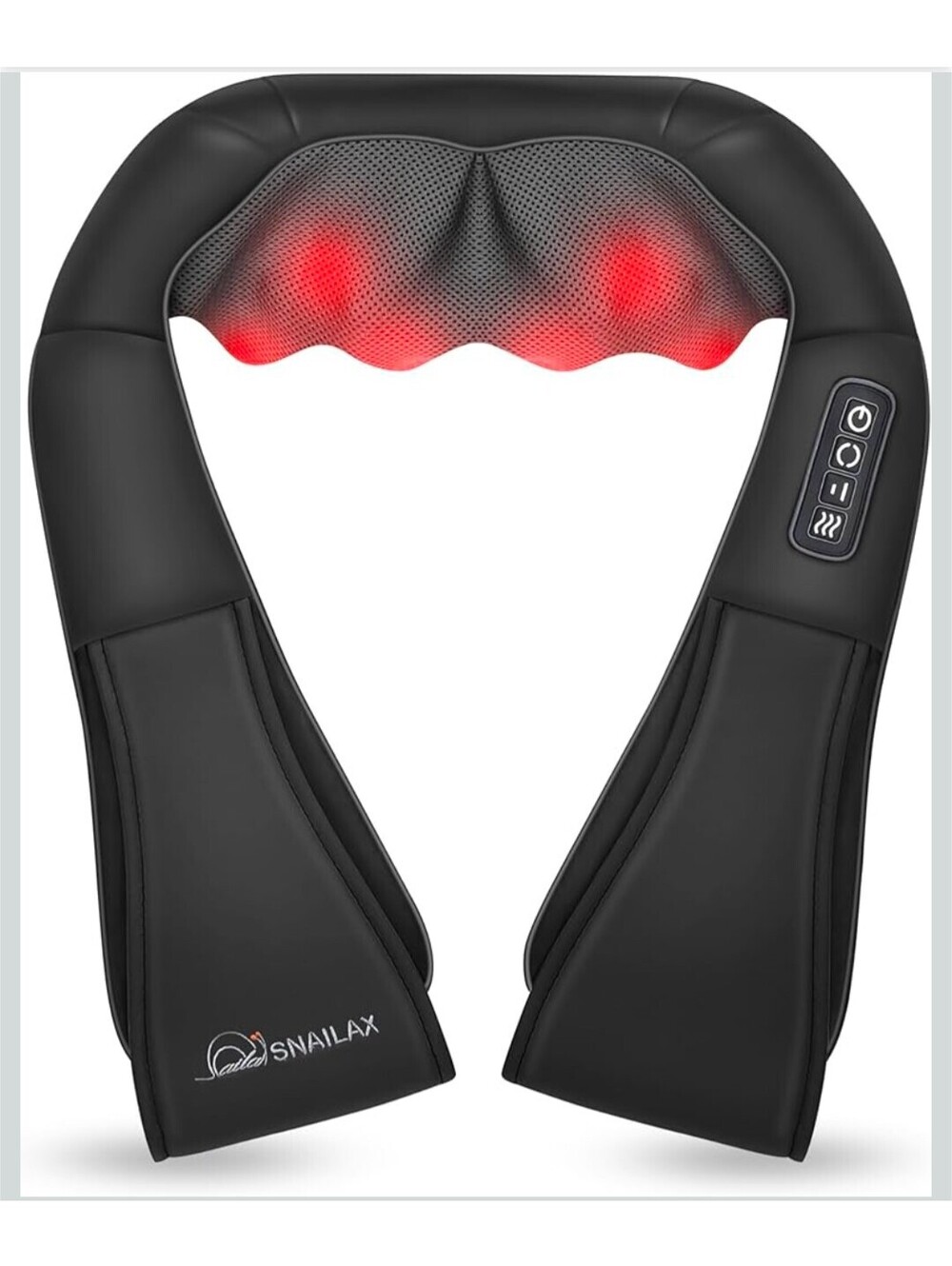 Snailax 3D Real Shiatsu Neck and Back Massager with Heat - New in box